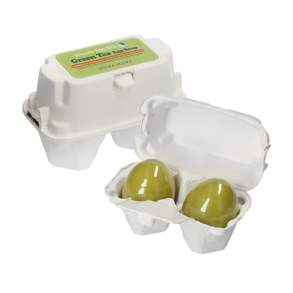 Puhastav näoseep Holika Holika Green Tea Egg 2 x 50 g цена и информация | Näopuhastusvahendid | kaup24.ee