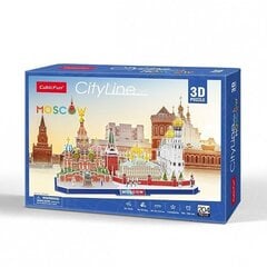 3D pusle CubicFun City Line Moskwa, 204-osaline hind ja info | Pusled | kaup24.ee