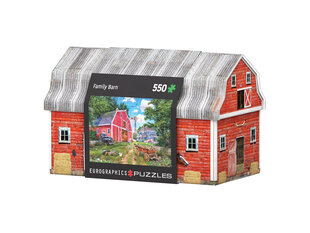 Пазл Eurographics, 8551-5601, Family Farm, Tin, 550 шт. цена и информация | Пазлы | kaup24.ee