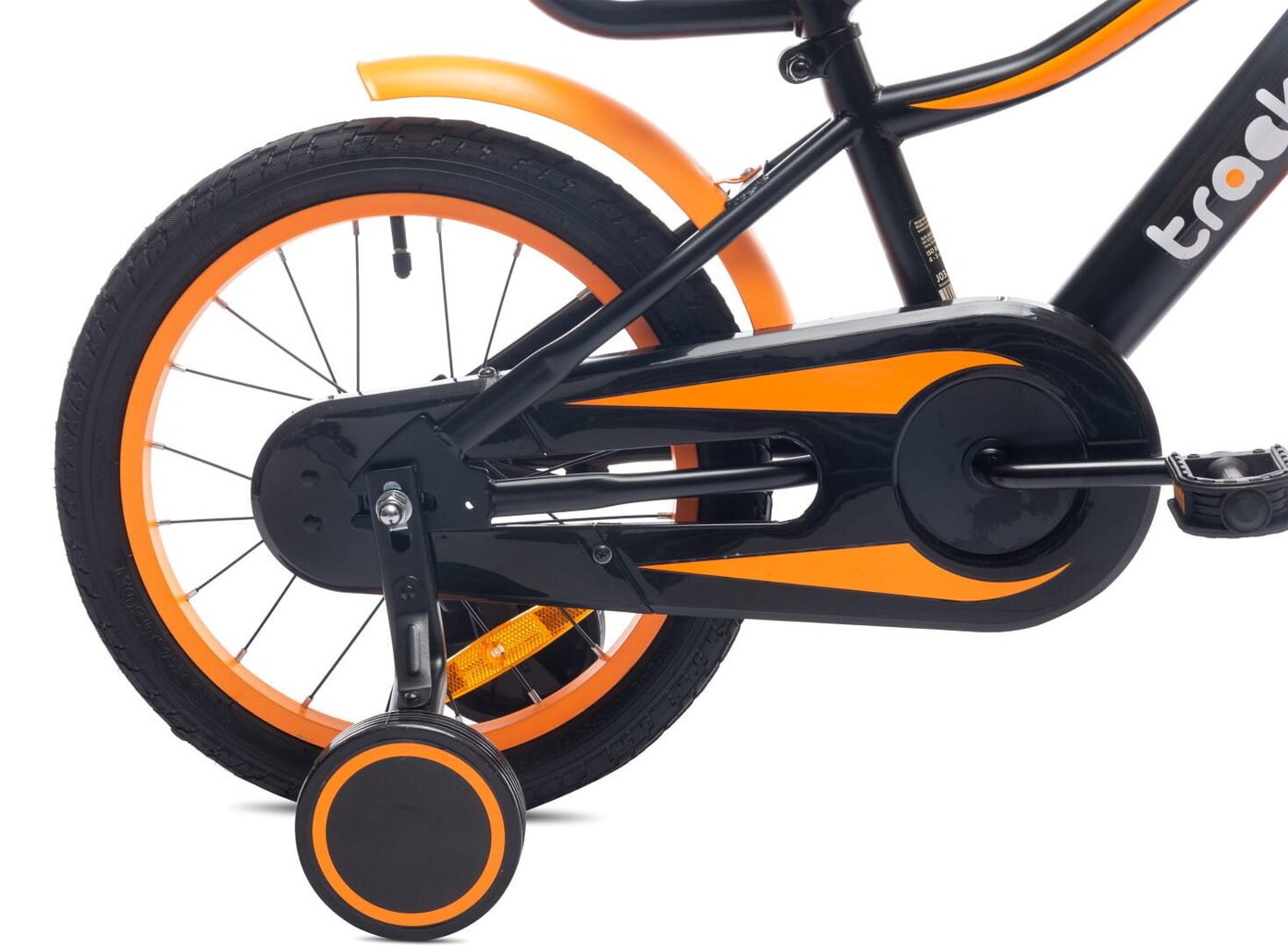 Laste jalgratas 16 tolli Tracker bike neon oranž Sun Baby цена и информация | Jalgrattad | kaup24.ee