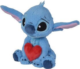 Maskott Lilo ja Stitch Stitch koos südamega 25 cm Disney цена и информация | Мягкие игрушки | kaup24.ee