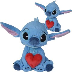 Maskott Lilo ja Stitch Stitch koos südamega 25 cm Disney цена и информация | Мягкие игрушки | kaup24.ee