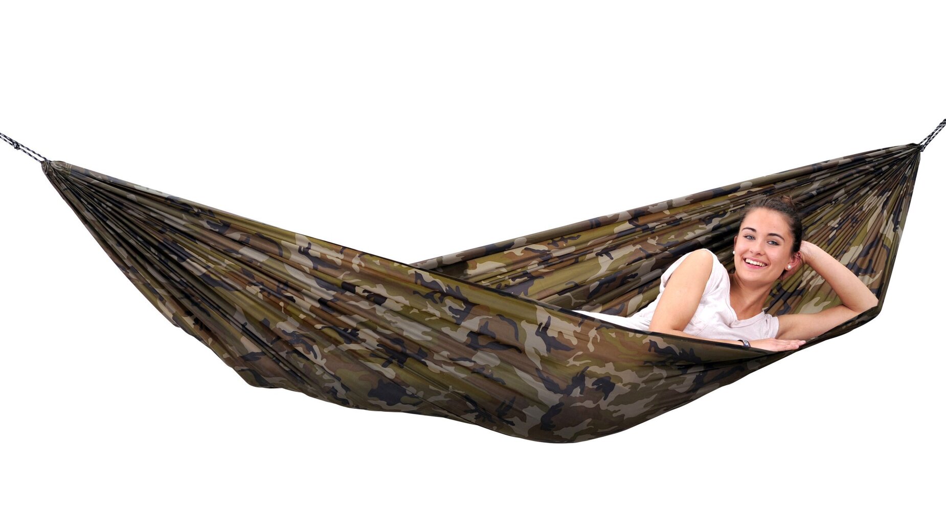 Võrkkiik Amazonas Travel Set Camouflage, roheline/pruun цена и информация | Võrkkiiged | kaup24.ee