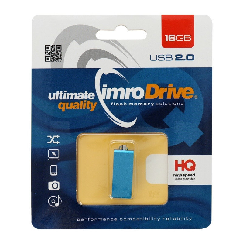 Pendrive imroDrive Edge 16 GB USB 2.0 цена и информация | Mälupulgad | kaup24.ee