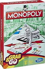 Lauamäng Hasbro Monopoly Grab N Go B1002 hind ja info | Lauamängud ja mõistatused | kaup24.ee