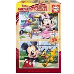 Puslede komplekt Educa Mickey &amp; Friends, 50 tk цена и информация | Пазлы | kaup24.ee