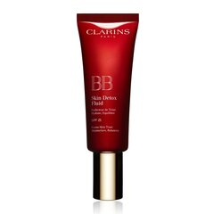 Clarins Detox SPF 25 Skin Detox Fluid  03 Dark  #bd986d цена и информация | Пудры, базы под макияж | kaup24.ee