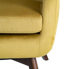 Кресло 75 x 83 x 103 cm Синтетическая ткань Деревянный Горчица цена и информация | Кресла в гостиную | kaup24.ee