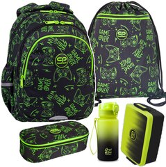 Школьный рюкзак CoolPack 26 L, 5 эл., зеленый цена и информация | Школьные рюкзаки, спортивные сумки | kaup24.ee