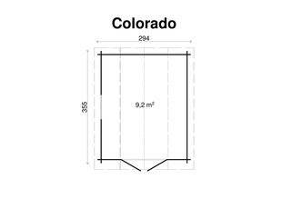 Aiamaja Colorado hind ja info | Kuurid ja aiamajad | kaup24.ee