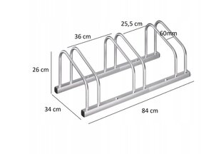 Велосипедная стойка на 3 велосипеда цена и информация | Держатели для велосипедов | kaup24.ee