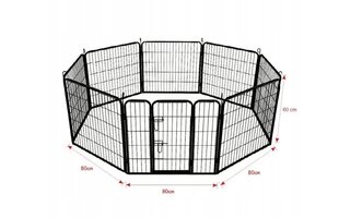 Клетка для загона для собак 80x60 цена и информация | Переноски, сумки | kaup24.ee