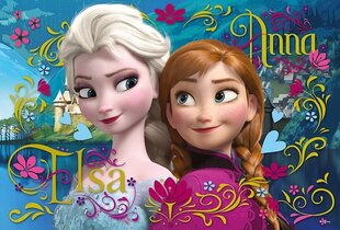 Puzzle Trefl Frozen Elsa ja Anna, 100 osa hind ja info | Pusled | kaup24.ee