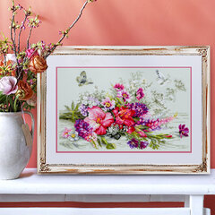 Tikkimiskomplekt Magic Needle "Country Bouquet" 510-228 hind ja info | Tikkimistarvikud | kaup24.ee