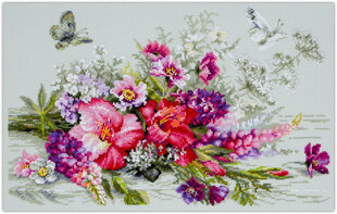 Tikkimiskomplekt Magic Needle "Country Bouquet" 510-228 hind ja info | Tikkimistarvikud | kaup24.ee