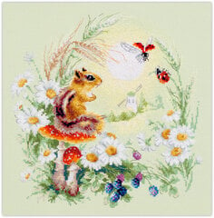 Tikkimiskomplekt Magic Needle "Meadow Stories. Chipmunk" 510-353 hind ja info | Tikkimistarvikud | kaup24.ee