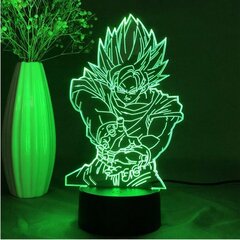 Аниме 3D Ночник Son Goku цена и информация | Детские светильники | kaup24.ee