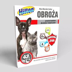 Putukavastane kaelarihm koertele ja kassidele Hilton, 43 cm hind ja info | Toidulisandid ja parasiitide vastased tooted | kaup24.ee