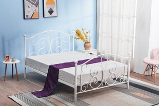 Кровать Halmar Panama, 120х200 см, белая цена и информация | Кровати | kaup24.ee