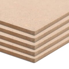 MDF-plaat 10 tk ristkülikukujuline 120 x 60 cm 2,5 mm цена и информация | Другие принадлежности для мебели | kaup24.ee