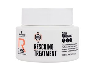 Маска для волос Schwarzkopf Professional R-Two Rescuing Treatment, 200 мл цена и информация | Маски, масла, сыворотки | kaup24.ee