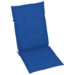 aiatooli istmepadjad 2 tk sügavsinine 120 x 50 x 3 cm цена и информация | Подушки, наволочки, чехлы | kaup24.ee