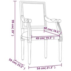 tugitool, beež, 54 x 59 x 99 cm, kangas цена и информация | Кресла в гостиную | kaup24.ee