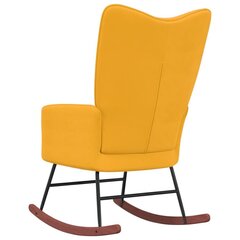 Kiiktool , sinepikollane, samet цена и информация | Кресла в гостиную | kaup24.ee