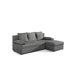Универсальный мягкий угловой диван NORE Gino, светло-серый цена и информация | Угловые диваны | kaup24.ee