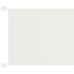 vertikaalne varikatus valge 140x1200 cm Oxfordi kangas цена и информация | Зонты, маркизы, стойки | kaup24.ee