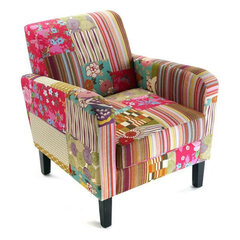 Tugitool Versa Patchwork Puuvill (77 x 71 x 65 cm) hind ja info | Tugitoolid ja tugitoolvoodid | kaup24.ee