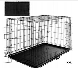 Metallist puur koertele AML 76 x 122 x 83 cm hind ja info | Transportkorvid, puurid | kaup24.ee