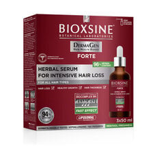Сыворотка против выпадения волос Bioxsine Dermagen Forte 3x50мл цена и информация | Маски, масла, сыворотки | kaup24.ee