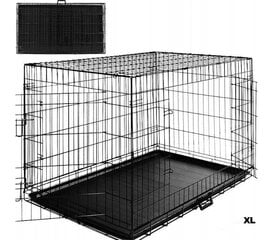 Клетка металлическая для собак 108х70х77. цена и информация | Переноски, сумки | kaup24.ee