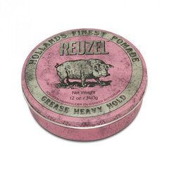 Juuksepumat Reuzel Grease Heavy Hold, tugevat hoiakut andev, 340 g hind ja info | Viimistlusvahendid juustele | kaup24.ee