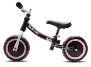 Laste jalgratas Runner X Black Sugar Pink 10 tolli Sun Baby hind ja info | Jooksurattad | kaup24.ee