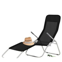 DOMAREX ISWING RELAX lamamistool, must metall hind ja info | Päevitustoolid | kaup24.ee