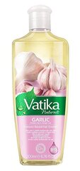 Масло для волос с экстрактом чеснока Dabur Vatika, 200 мл цена и информация | Маски, масла, сыворотки | kaup24.ee