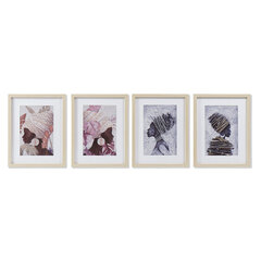 Полотно Африканка 60 x 2,5 x 60 cm цена и информация | Картины, живопись | kaup24.ee