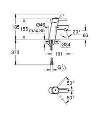 Grohe Concetto смеситель для умывальника 3224010E цена и информация | Смесители | kaup24.ee