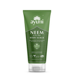 Puhastav kehakoorija Ayumi Neem &amp; Tea Tree 200 ml hind ja info | Kehakoorijad | kaup24.ee