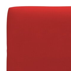 euroalustest diivani padi, punane 70 x 40 x 10 cm hind ja info | Toolipadjad ja -katted | kaup24.ee