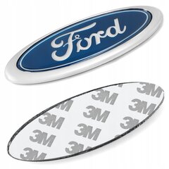 Isekleepuv FORD logo rinnamärk 11,5x4,5 cm Sinine hind ja info | Lisaseadmed | kaup24.ee