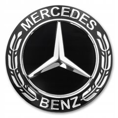 Isekleepuv MERCEDES logo märk Must hind ja info | Lisaseadmed | kaup24.ee