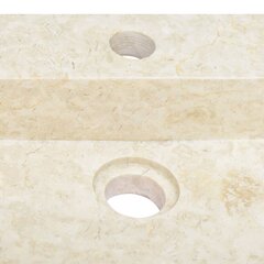 valamu hall 58 x 39 x 10 cm, marmor цена и информация | Раковины | kaup24.ee