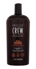 Шампунь для волос, для мужчин American Crew Daily Cleansing, 1000 мл цена и информация | Шампуни | kaup24.ee