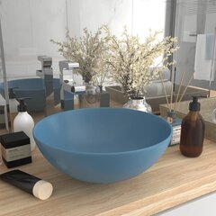 Умывальник для ванной комнаты, керамика, голубой цена и информация | Раковины | kaup24.ee