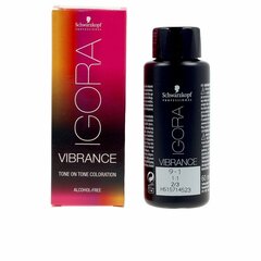 Poolpüsiv värv Schwarzkopf Igora Vibrance Nº 9-1 (60 ml) hind ja info | Juuksevärvid | kaup24.ee