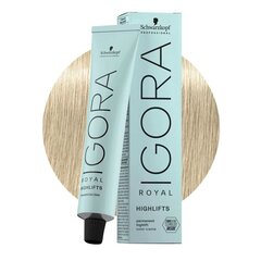 Püsivärvikreem Schwarzkopf Igora Royal Highlifts Nº 10-1 (60 ml) hind ja info | Juuksevärvid | kaup24.ee