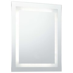 vannitoa LED-seinapeegel puutetundliku anduriga 60 x 80 cm цена и информация | Зеркала | kaup24.ee